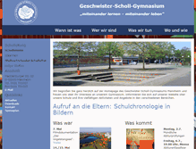 Tablet Screenshot of gsg-mannheim.de